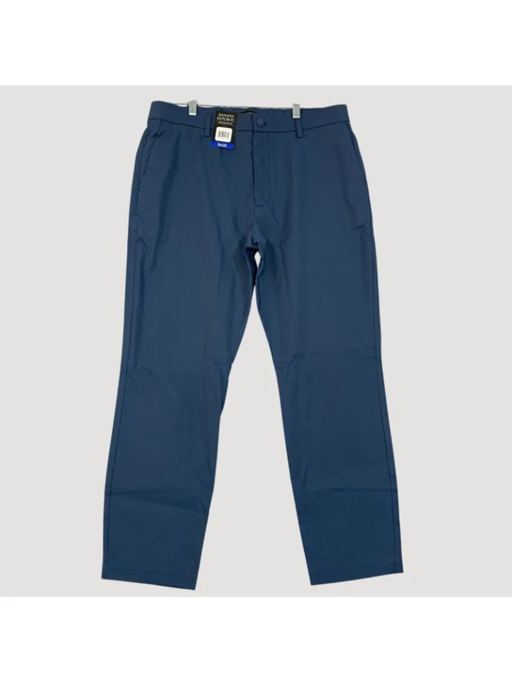 NWT Banana Republic Men's 36x30 Blue Commuter Flex Tech Pants Athletic Fit